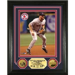   Boston Red Sox Kevin Youkilis Gold Coin Photo Mint