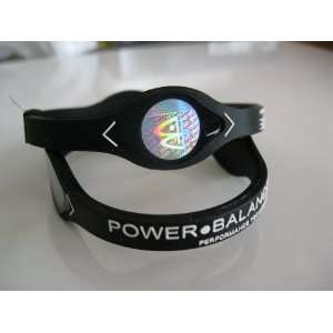  Power Balance Silicone Wristband Bracelet Medium Black W 