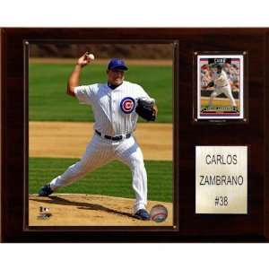  MLB Carlos Zambrano Chicago Cubs Player Plaque