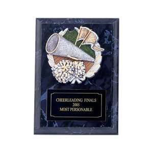  Cheerleading Plaques   Colored Resin Theme Plaque HEIGHT 7 