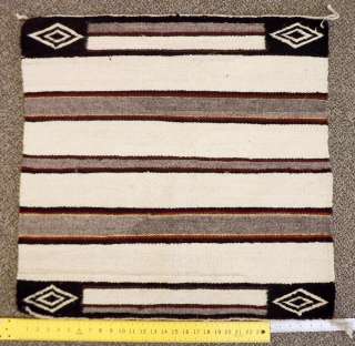   natural blanket hand woven by lorraine scott navajo all wool all