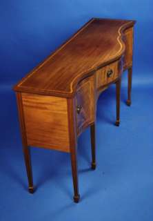 Antique Furniture Mahogany Serpentine Sideboard Server  