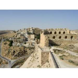  Karak Crusader Castle Ruins and Town, Karak, Jordan 