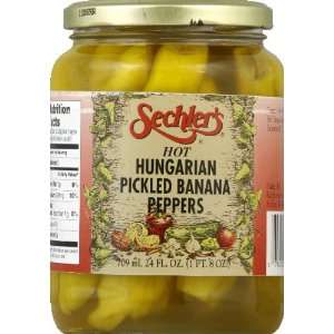 Sechlers Hot Hungarian Peppers Whole Grocery & Gourmet Food