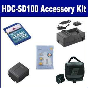  Panasonic HDC SD100 Camcorder Accessory Kit includes SDM 