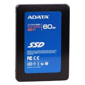 ADATA S511 60 GB SATA III SandForce 6 GB/Sec 2.5 Inch Solid State 