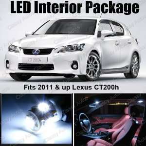  Lexus CT200h White Interior LED Package (6 Pieces 