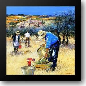  Andre Deymonaz   La cueillette des olives 32x32 Framed Art 