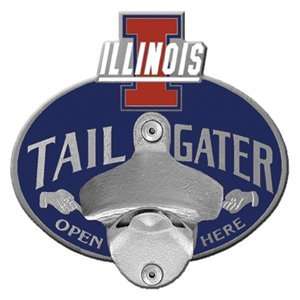    Illinois Illini Trailer Hitch Cover   Tailgater