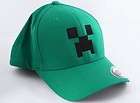OFFICIAL LICENSED MINECRAFT CREEPER FLEXFIT CAP HAT   SIZE SMALL 