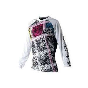  2012 TROY LEE DESIGNS WOMENS REV JERSEY (X LARGE) (WHITE 