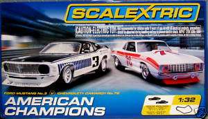 SCALEXTRIC C1232 AMERICAN CHAMPION RACE SET 1/32 SCX  