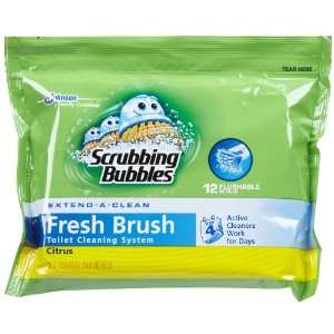  Scrubbing Bubbles Fresh Brush Toilet Cleaner Flushable Refill 