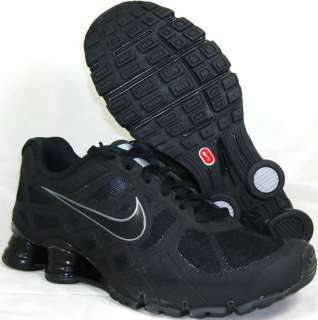   NIKE Mens Black Sz 10.5 SHOX TURBO+ 12 Running Training Shoes NEW $120