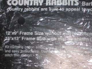 Dimensions No Count Cross Stitch Kit COuntry rabbits  
