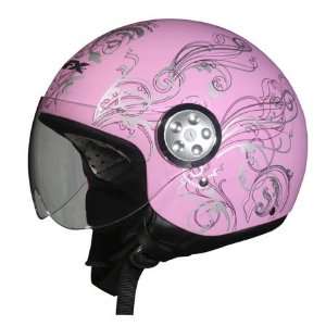 AFX FX 42 Pilot Vine Open Face Helmet Large  Pink 