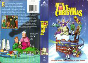 VHS HOW THE TOYS SAVED CHRISTMAS, FULL LENGTH ANIMATED  