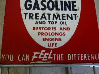 Old Vintage Service Station Gas Oil STP Gas Treatment Wire Display 