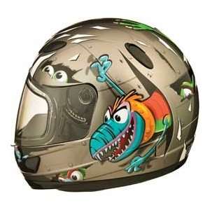  Gmax GM39Y Youth Snowmobile Helmet LIZARD TITANIUM YS Automotive