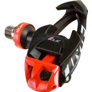  TIME iClic Titan Carbon Pedal Red/Black, One Size Sports 