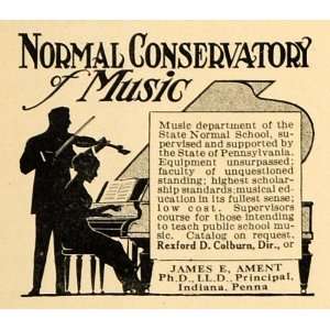   State Normal Conservatory of Music   Original Print Ad