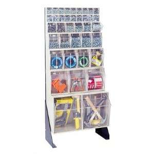   Stand Storage Unit with Tip Out Bins Color White