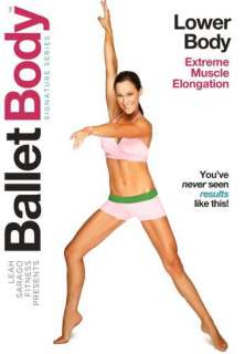  DVD LOWER BODY BARRE WORKOUT EXERCISE LEAH SARAGO 707541435291  