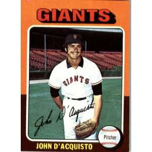  1975 Topps #372 John DAcquisto San Francisco Giants 