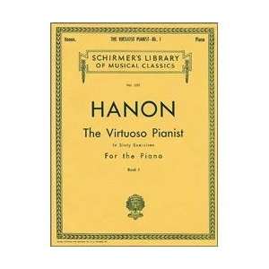  G. Schirmer Hanon Virtuoso Pianist Book 1 60 Exercises Nos 