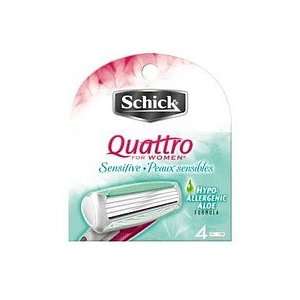  Schick Quattro Women Sensitive Refill Cartridges 4 Health 