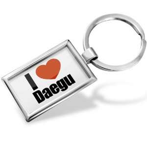  Keychain I Love Daegu region South Korea, Asia   Hand 