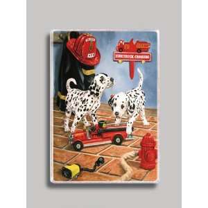  Dalmatians and Fire Trucks Refrigerator Magnet Kitchen 