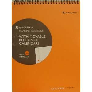   Notebook With Movable Reference Calendars. # 80 6214