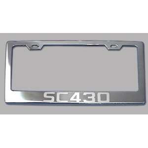 Lexus SC430 Chrome License Plate Frame 