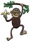 monkeys cute critters embro idered iron on applique 