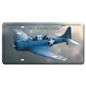 SBD Dauntless Aviation License Plate   Victory Vintage Signs