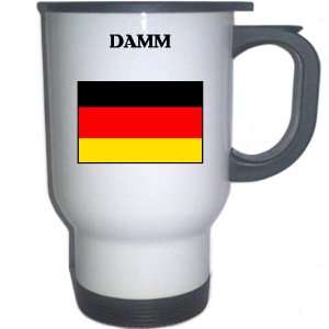  Germany   DAMM White Stainless Steel Mug Everything 