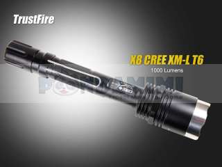TrustFire X8 XM L T6 CREE LED 1000 Lm Flashlight Torch  