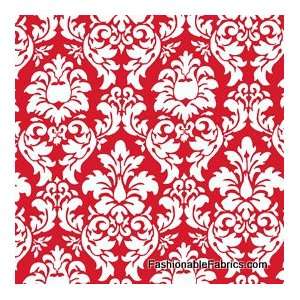  Dandy Damask in Rouge by Michael Miller Arts, Crafts 