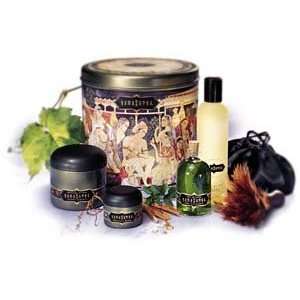    Kama Sutra Earthly Delights Gift Tin Massage Oil and Cream Beauty