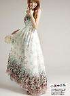 D22 Women BOHO Bohemia Maxi Flora Chiffon Long Dress Skirt SZ M L