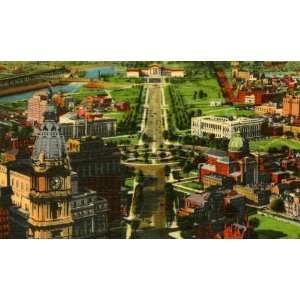 Franklin Parkway View, Philadelphia   Fine Art Gicl??e Photographic 