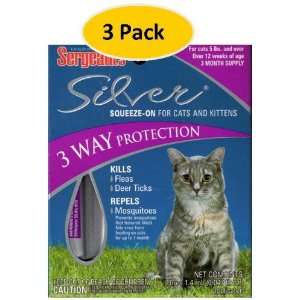 Sargeants Silver Flea & Tick Squeeze on for Cats and Kittens 5 lbs 