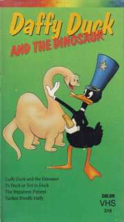 VHS DAFFY DUCK AND THE DINOSAUR.NEW  