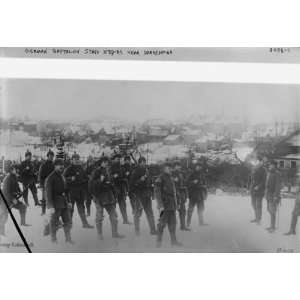 early 1900s photo German Battalion staff hdqrtrs. Near Darkenmen