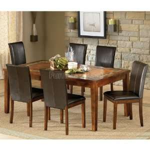 Steve Silver Furniture Davenport Dining Room Set w/ Two Chair Choices 
