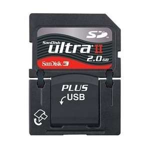  SANDISK CORPORATION   SD PLUS ULTRA II, 2GB COMBO SD/USB 