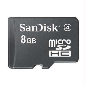 Top Quality By SanDisk 8GB microSD High Capacity (microSDHC) Card 