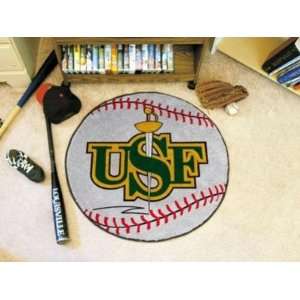  San Francisco UNIversity USF Dons Baseball Shaped Area Rug 