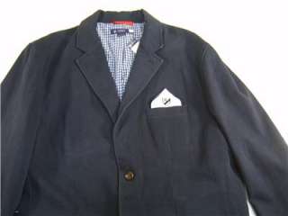 Daniel Cremieux Blazer M Sport Coat Cotton Mens Dark Gray Jacket Lined 